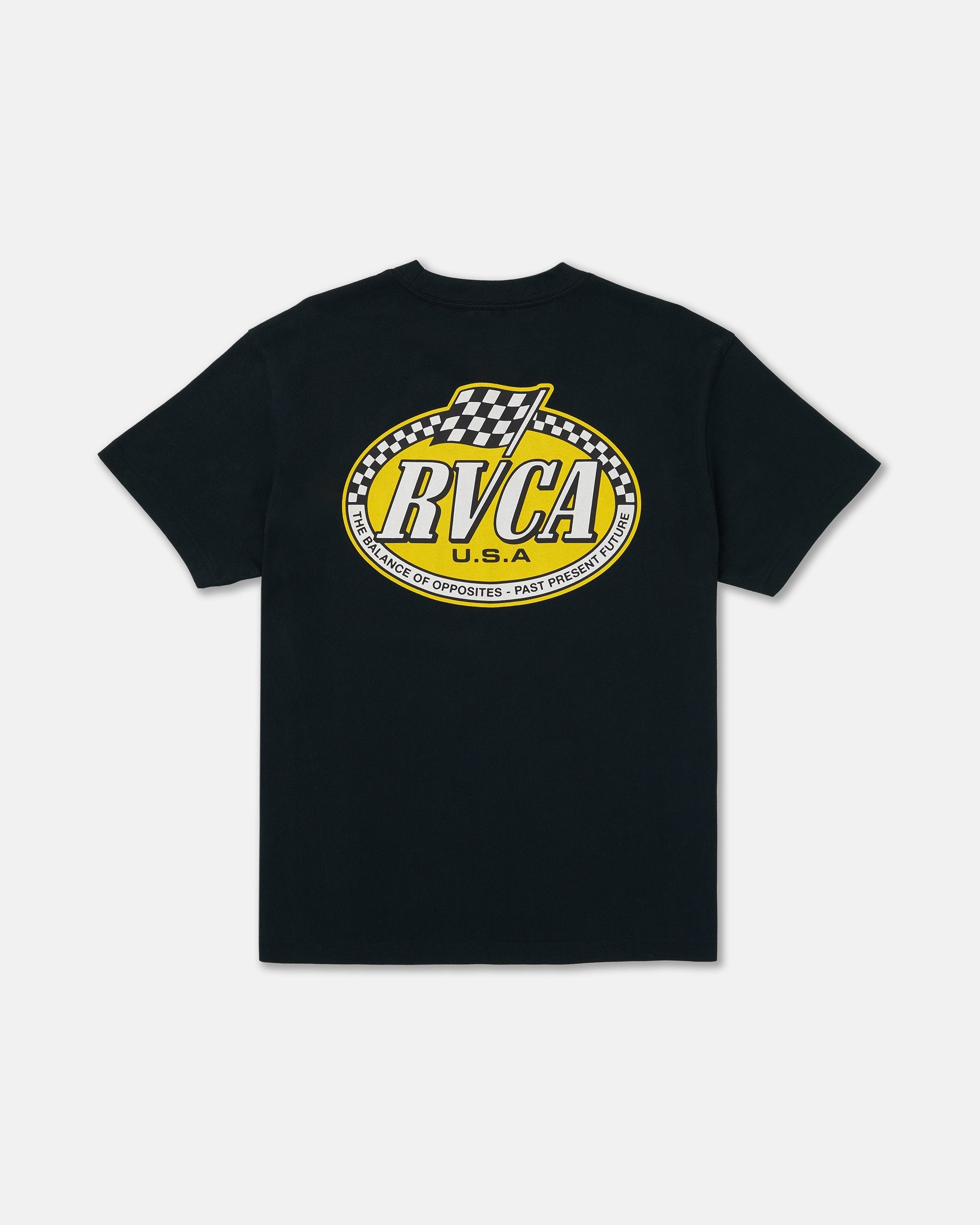 Speed Check Short Sleeve Tee - Black | RVCA sale