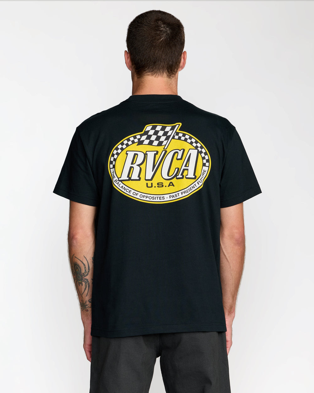 Speed Check Short Sleeve Tee - Black | RVCA sale
