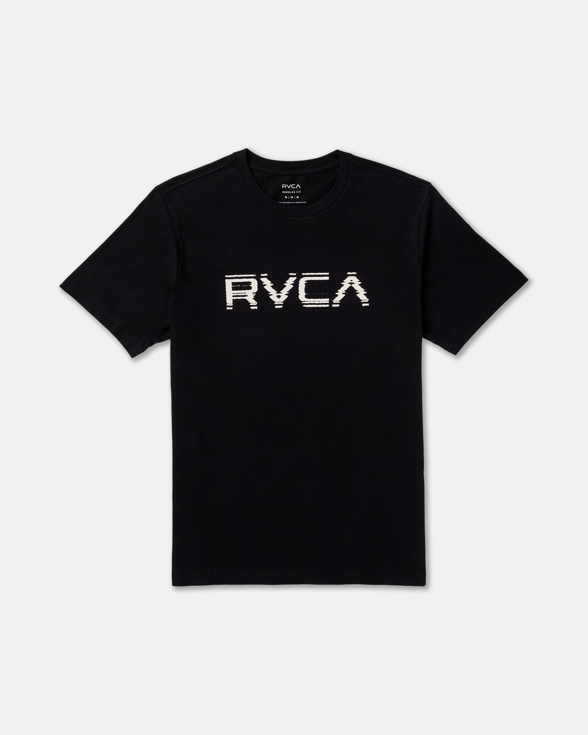 Big RVCA Glitch Short Sleeve Tee - Black | RVCA discount
