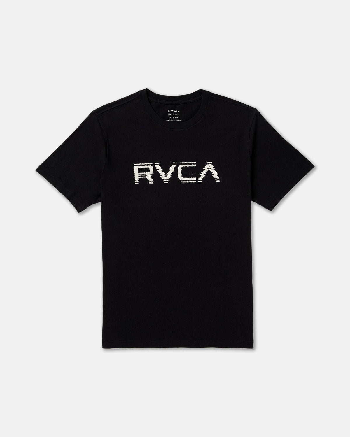 Big RVCA Glitch Short Sleeve Tee - Black | RVCA discount