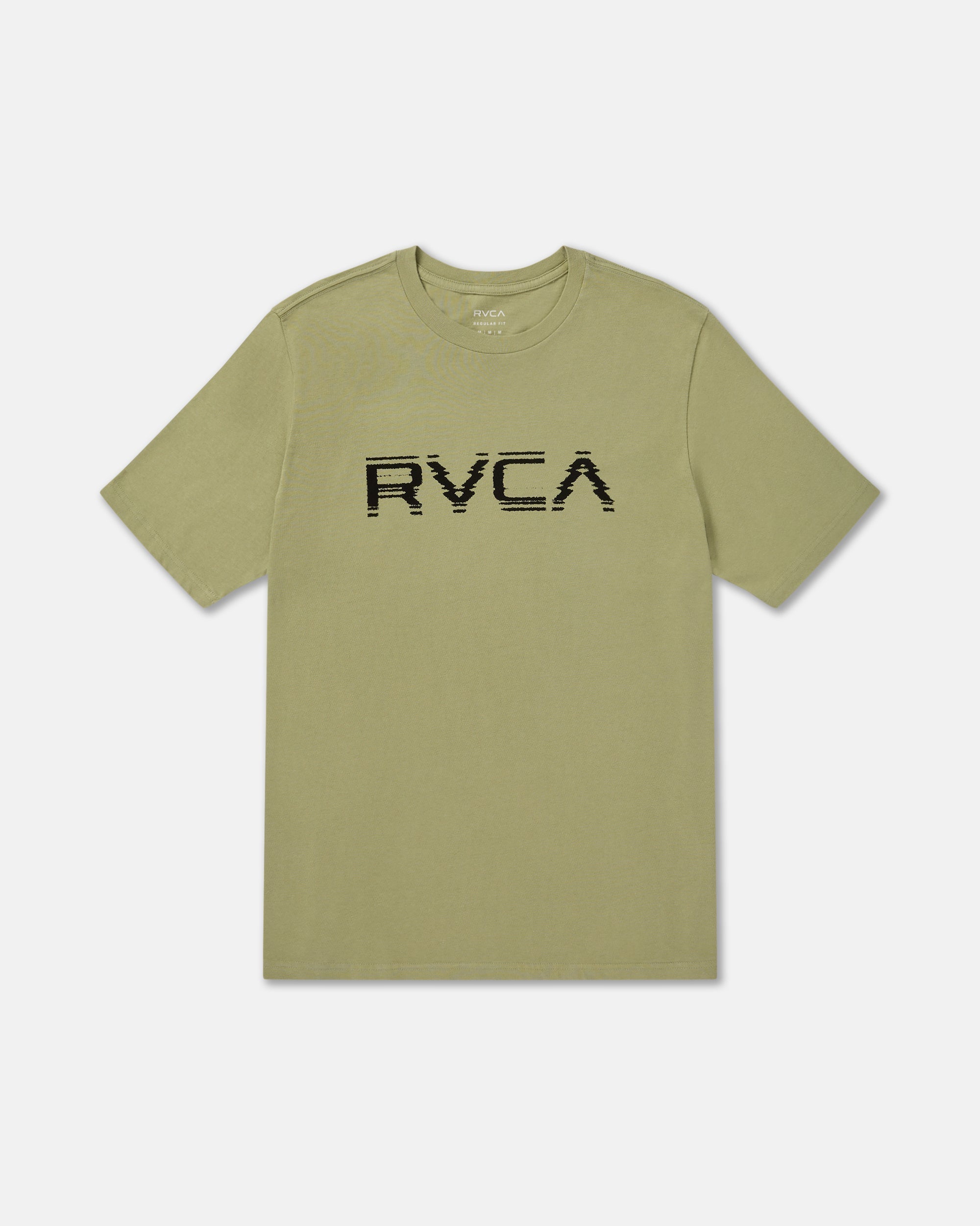 Big RVCA Glitch Short Sleeve Tee - Ranger Green | RVCA for sale