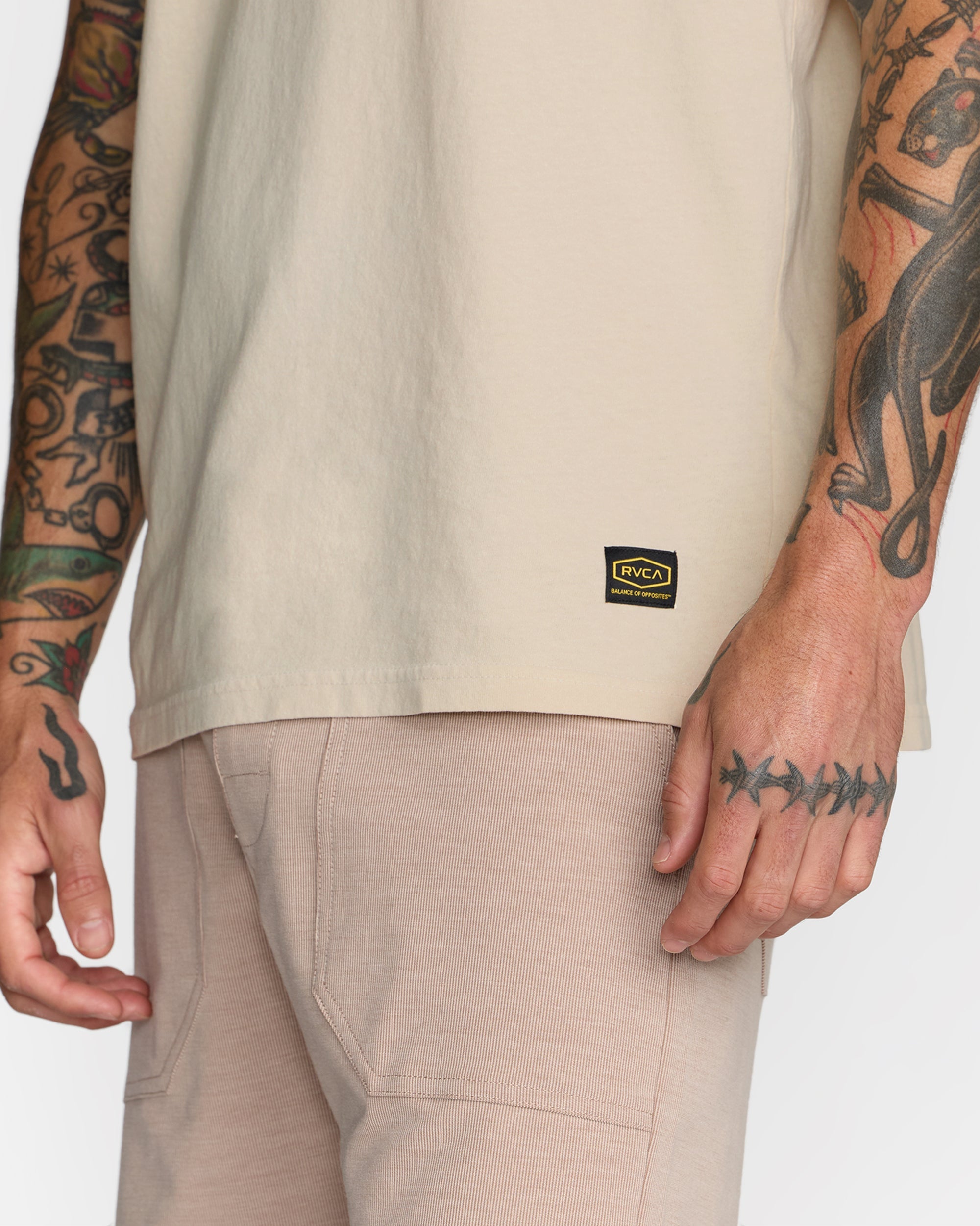 Midweight Label Short Sleeve Tee - Ceramic | RVCA near me