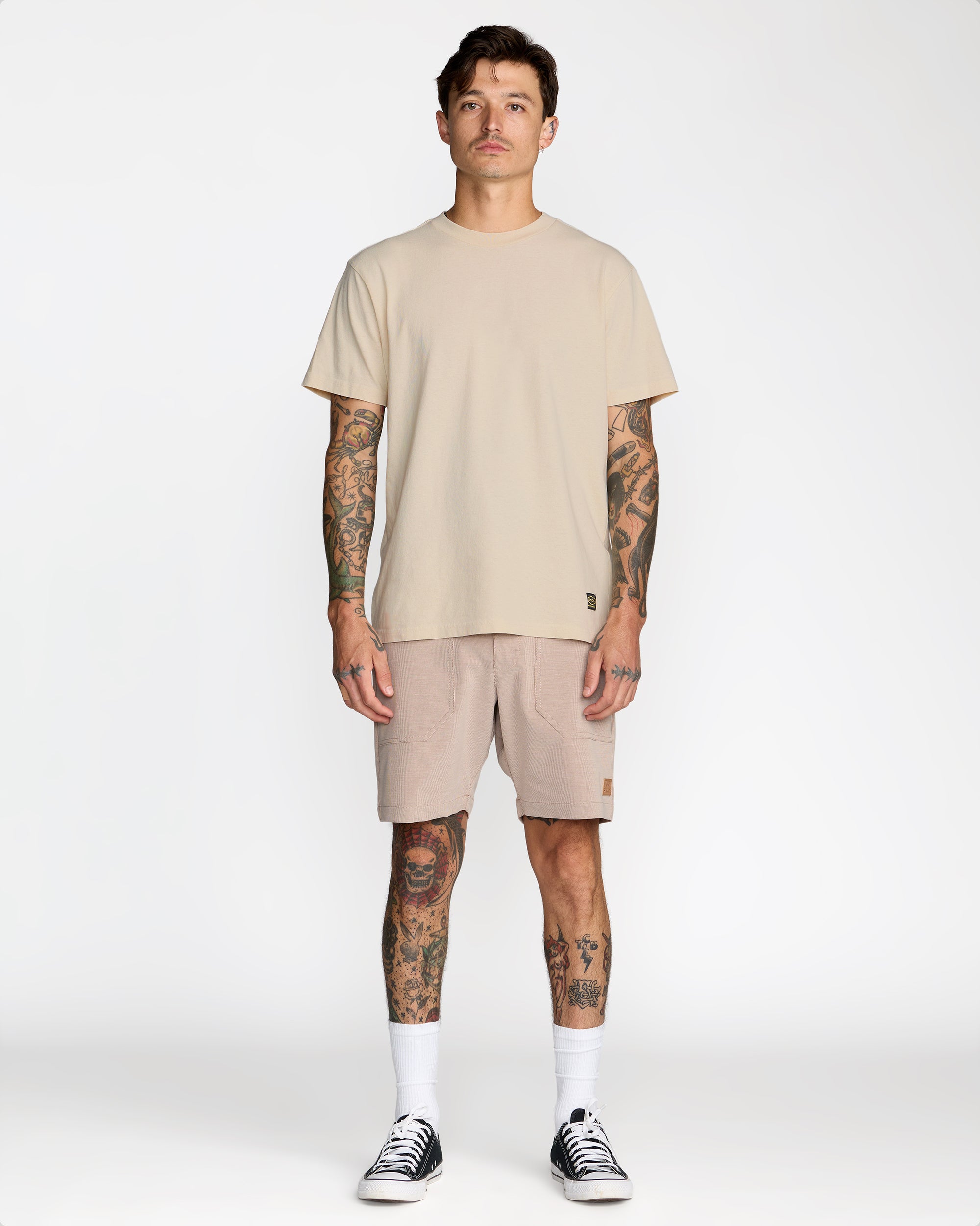 Midweight Label Short Sleeve Tee - Ceramic | RVCA near me