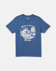 Made In Paradise Short Sleeve Tee - Indigo | RVCA for sale