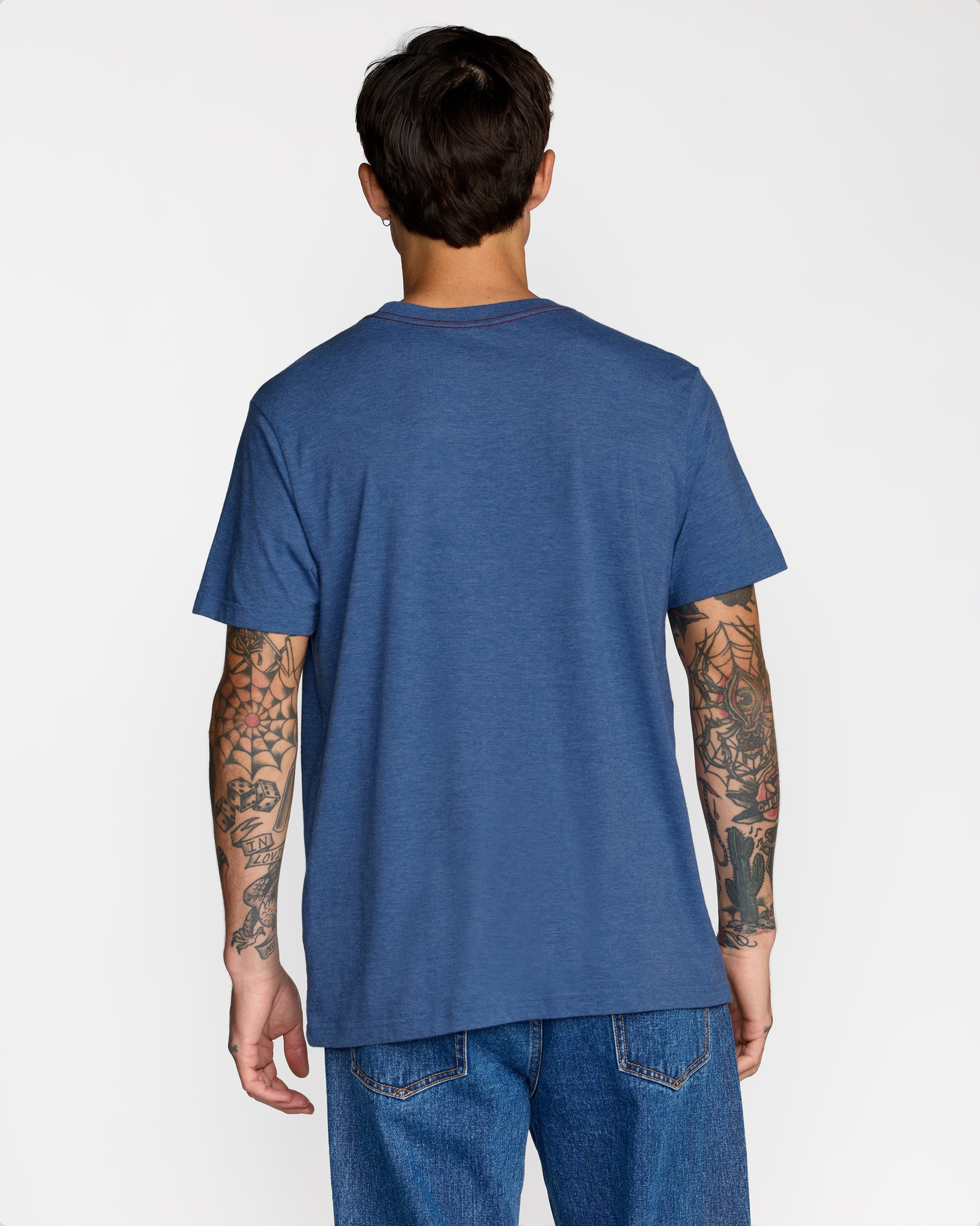 Made In Paradise Short Sleeve Tee - Indigo | RVCA for sale