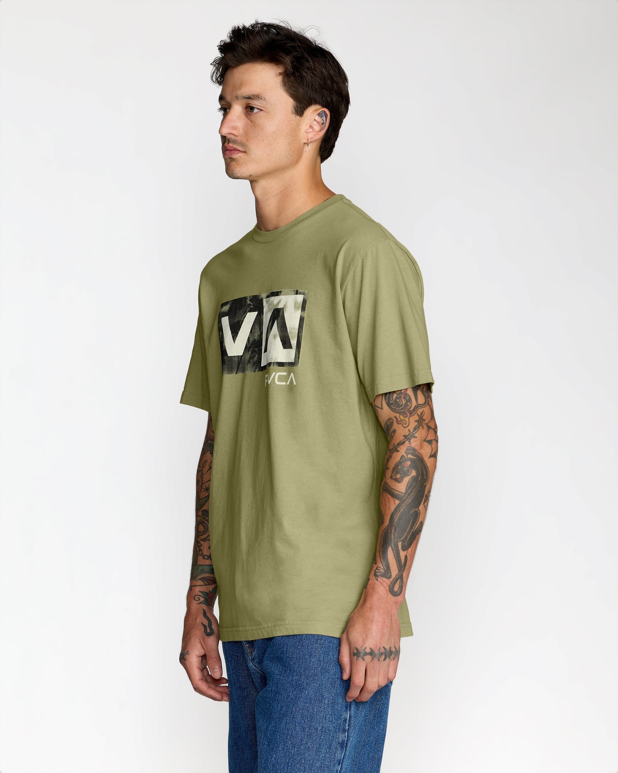 Balance Box Short Sleeve Tee - Ranger Green | RVCA sale
