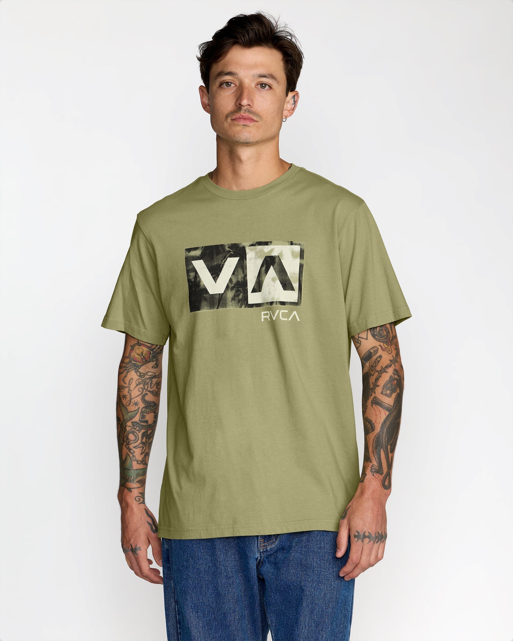 Balance Box Short Sleeve Tee - Ranger Green | RVCA sale