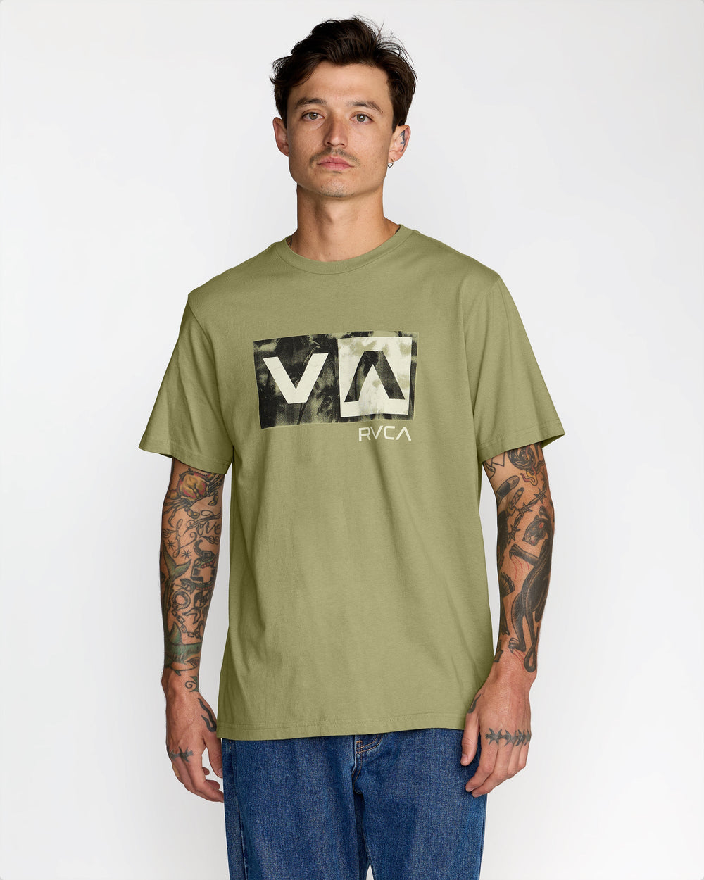 Balance Box Short Sleeve Tee - Ranger Green | RVCA sale