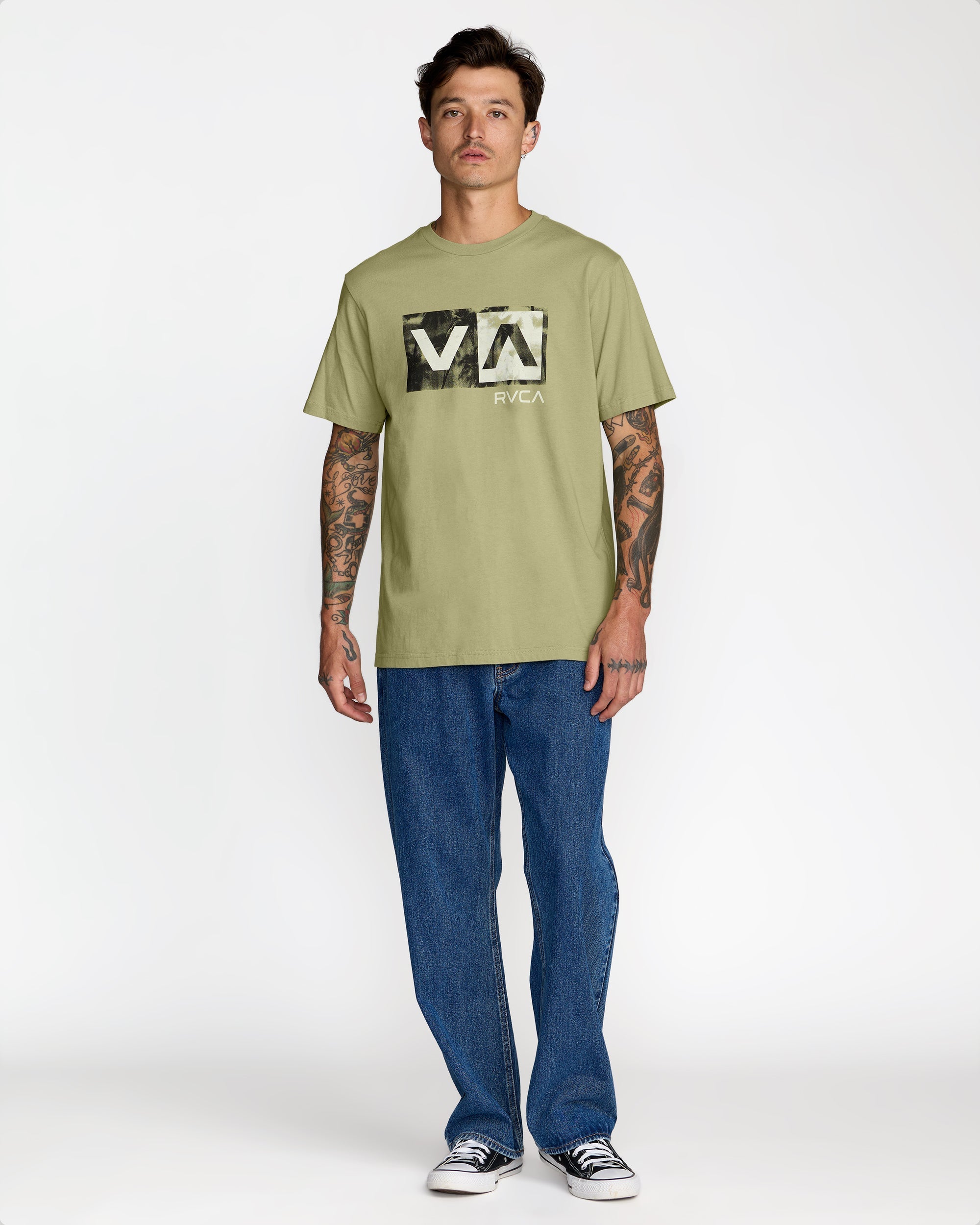 Balance Box Short Sleeve Tee - Ranger Green | RVCA sale