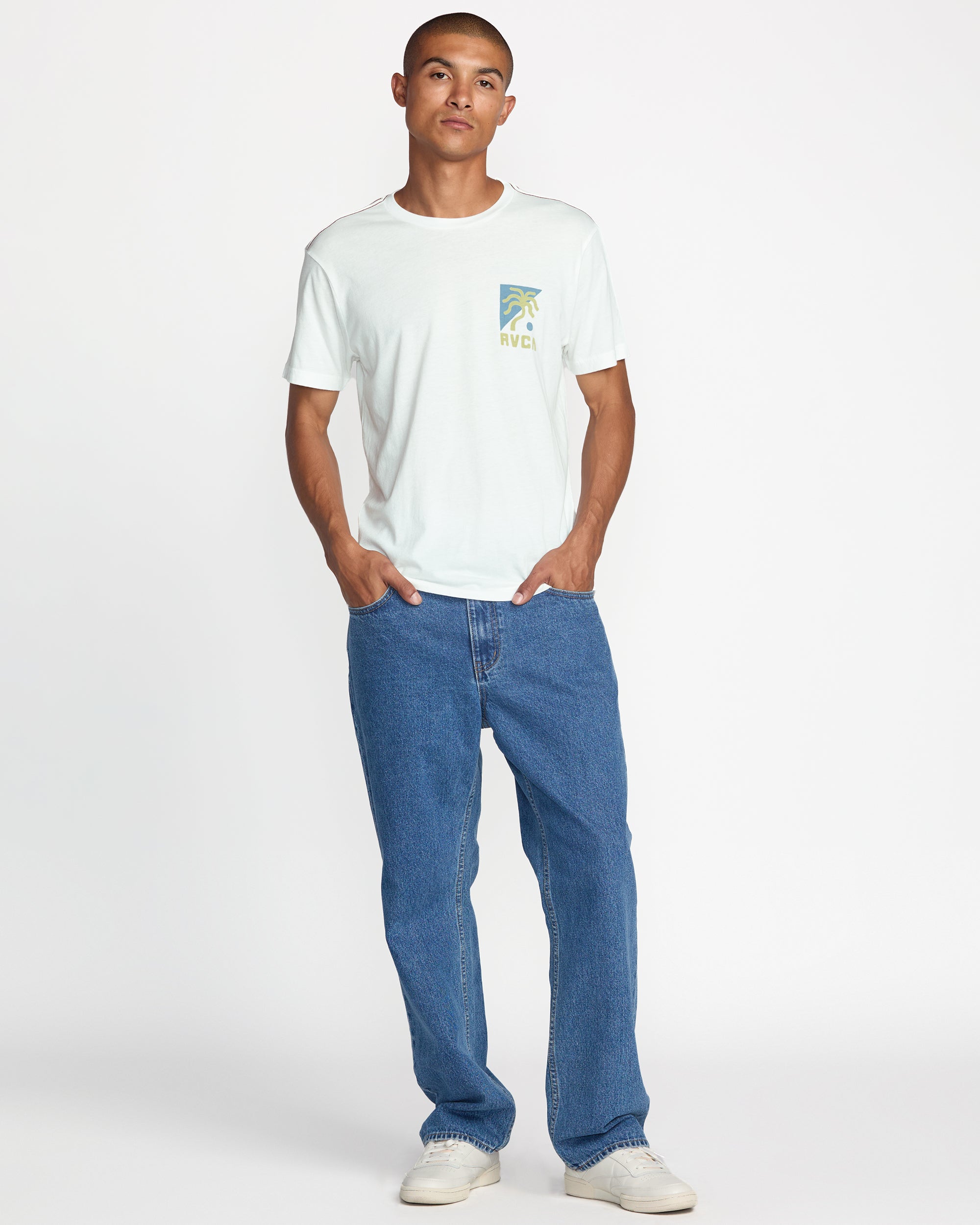 Nate Harbor Short Sleeve Tee - Antique White | RVCA near me