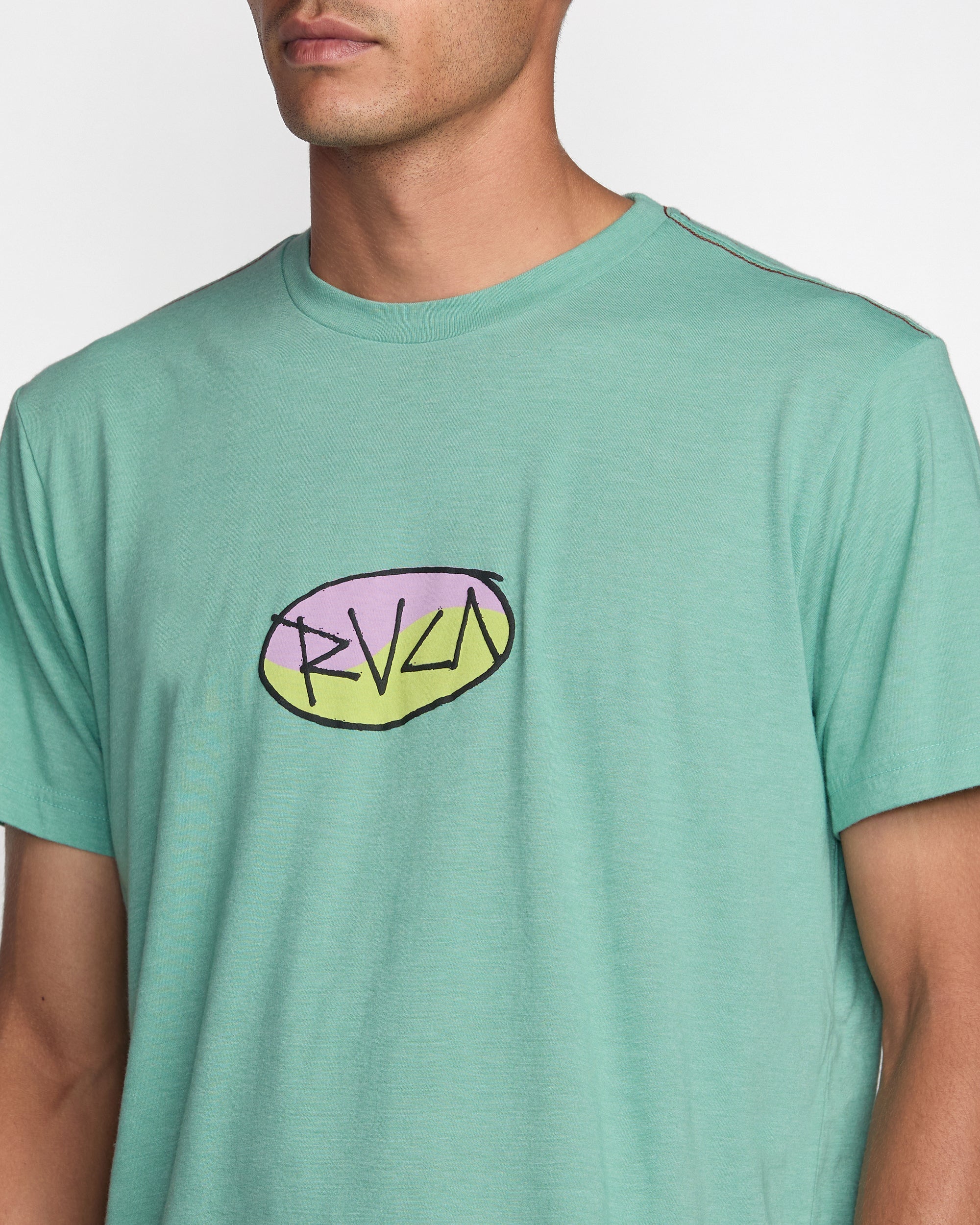 Balance Skratch Short Sleeve Tee - Bottle Green | RVCA online
