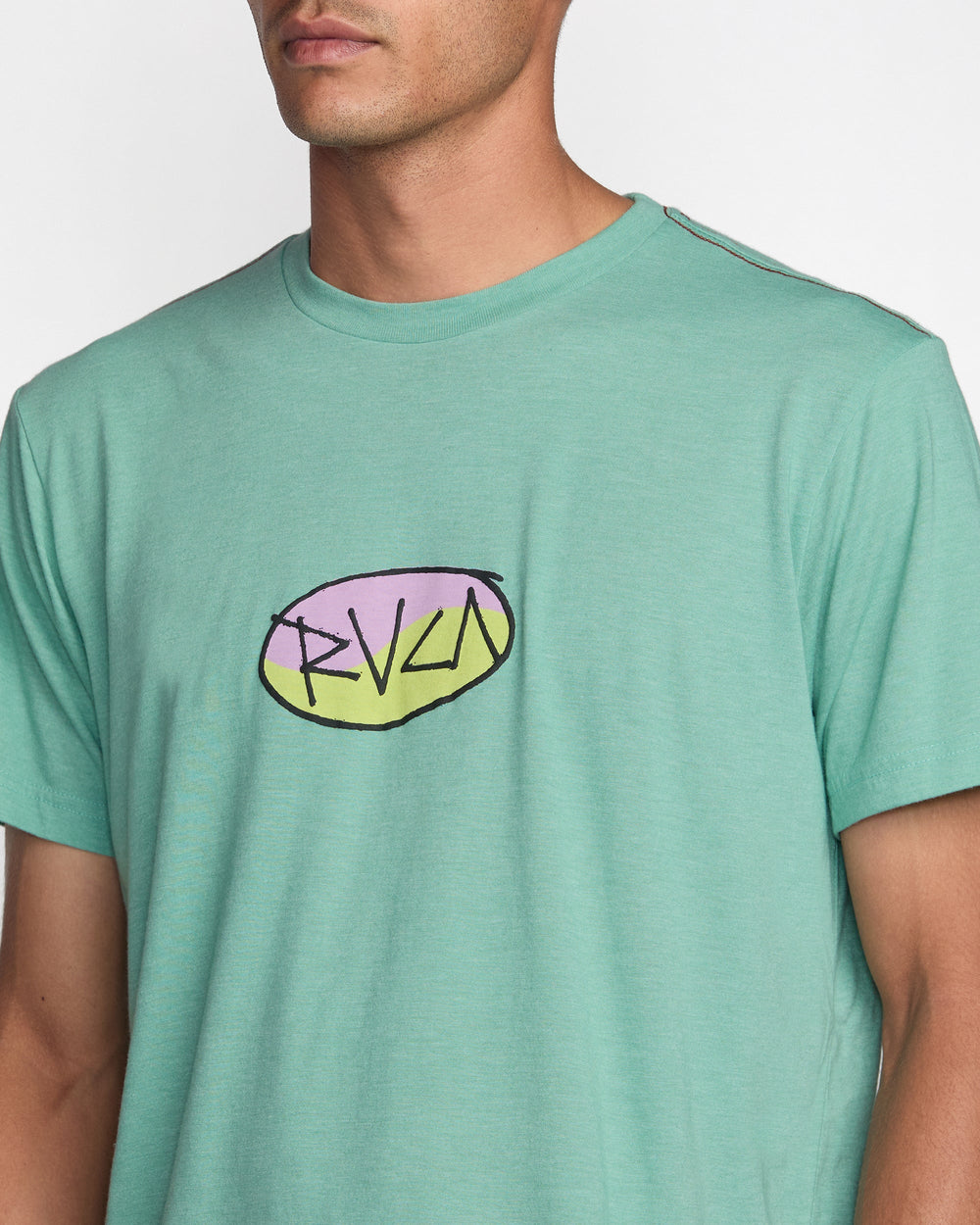 Balance Skratch Short Sleeve Tee - Bottle Green | RVCA online