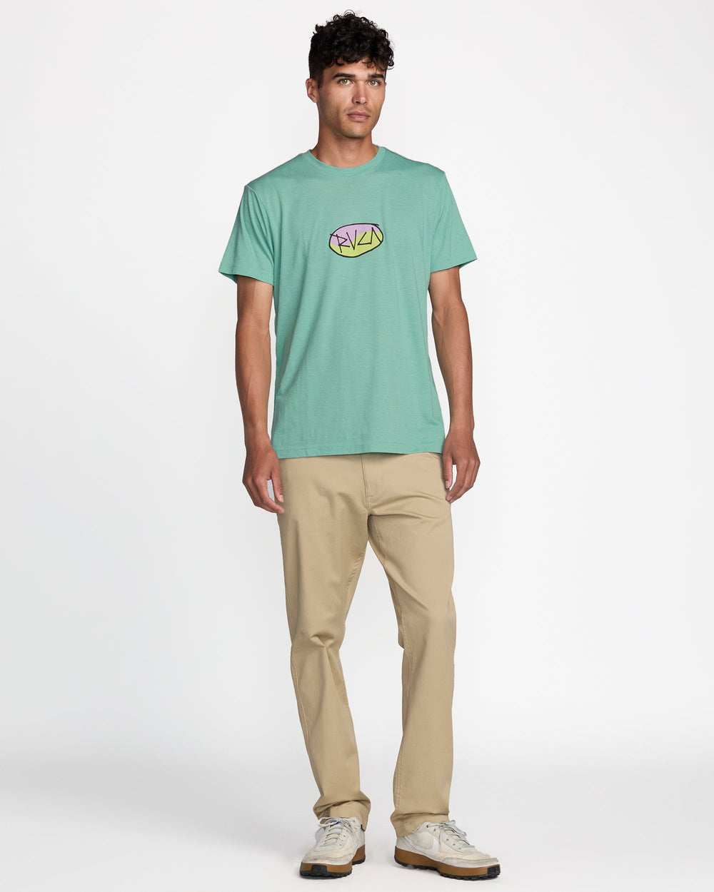 Balance Skratch Short Sleeve Tee - Bottle Green | RVCA online