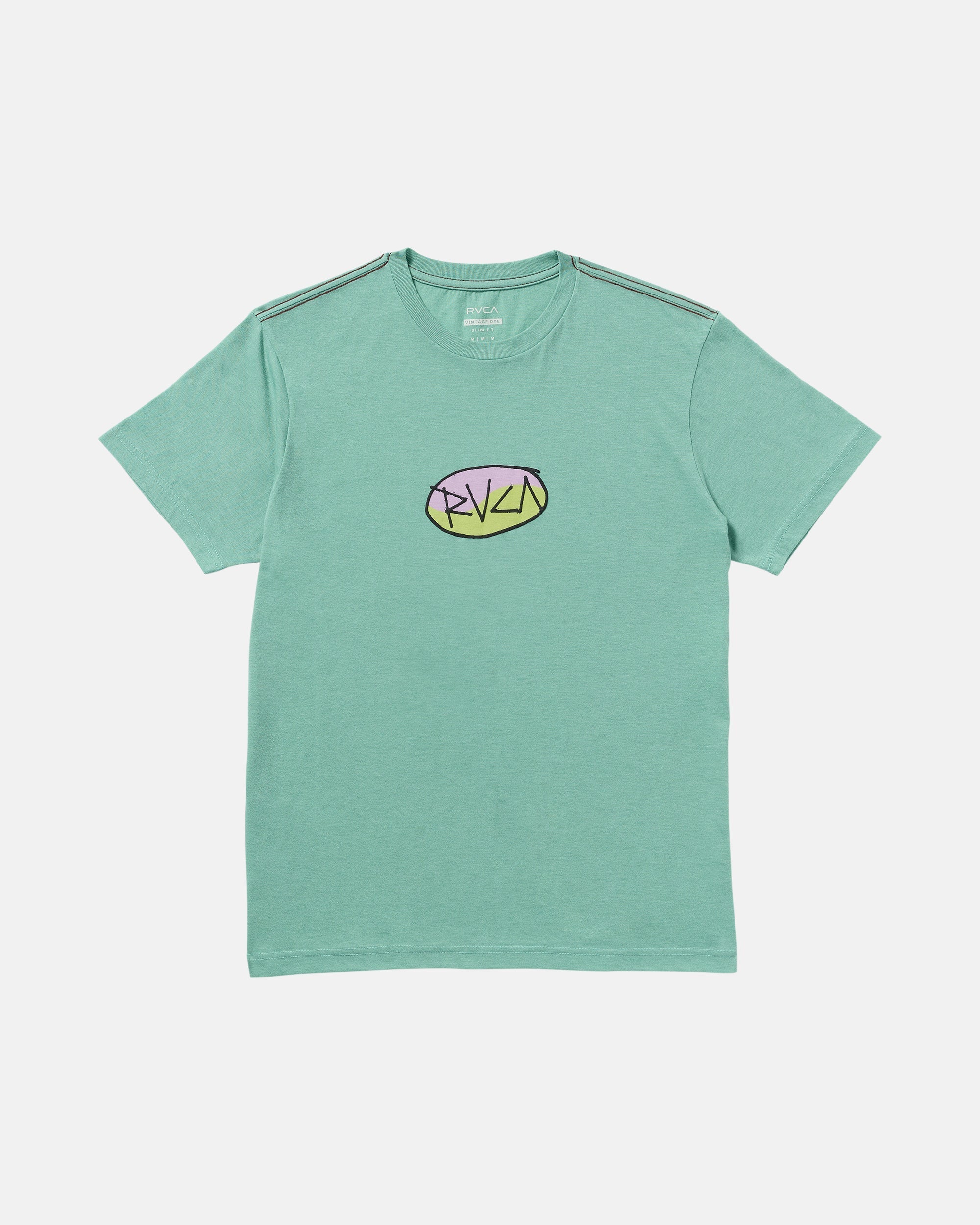 Balance Skratch Short Sleeve Tee - Bottle Green | RVCA online