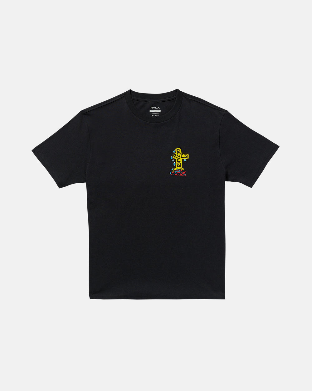 Barbacross Short Sleeve Tee - Black | RVCA on sale