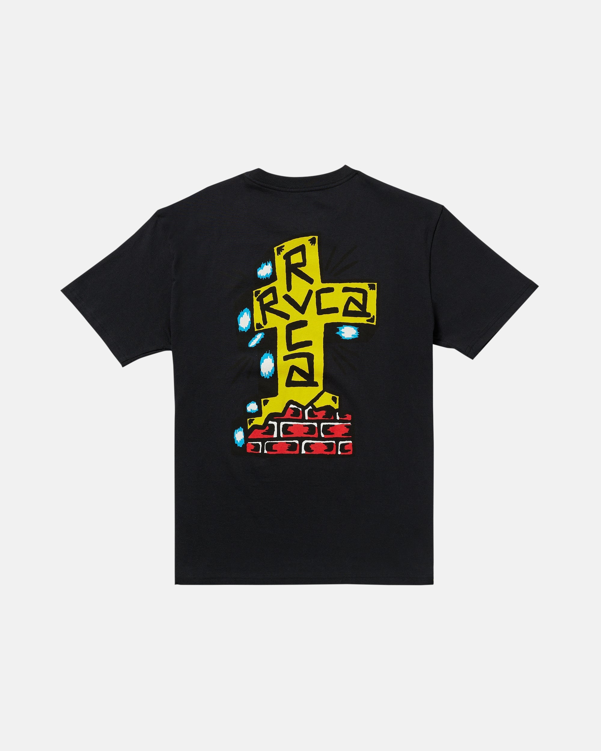 Barbacross Short Sleeve Tee - Black | RVCA on sale
