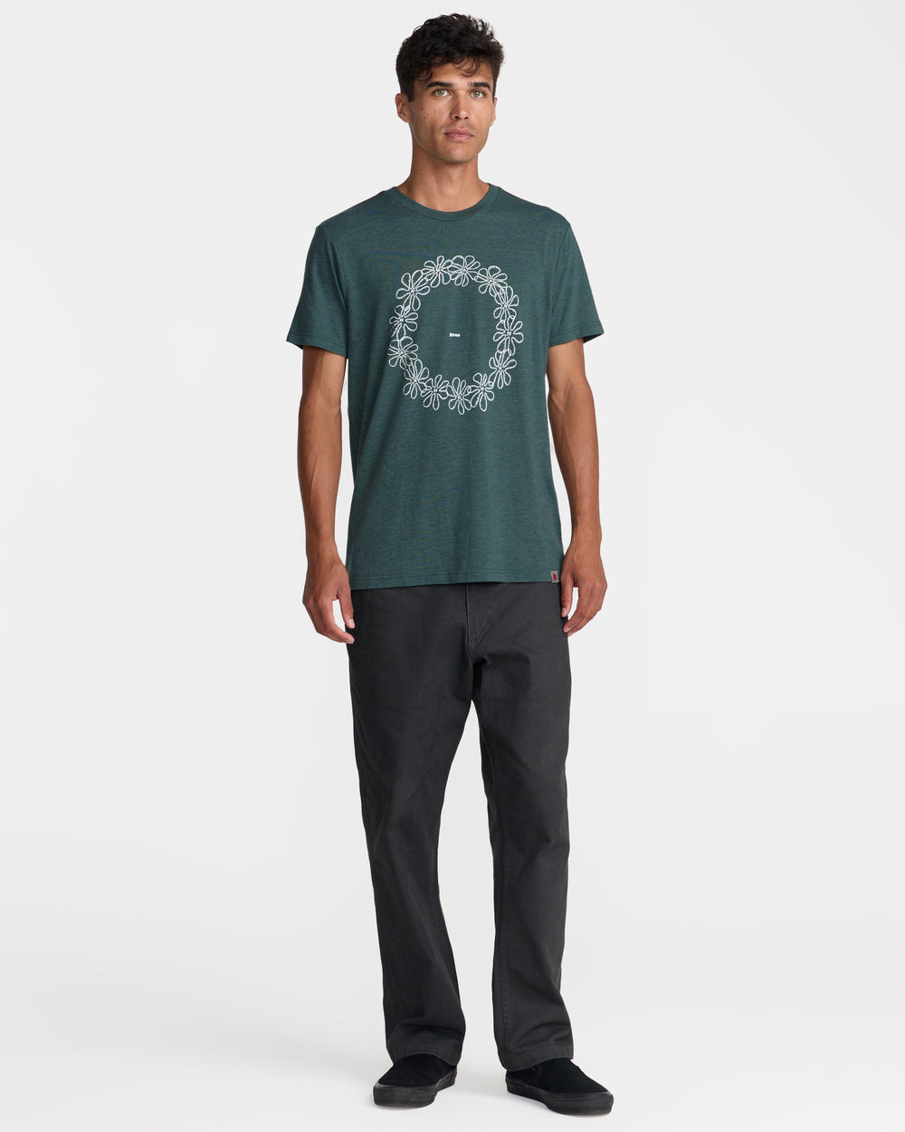 Bryce Lei Short Sleeve Tee - Balsam Green | RVCA discount
