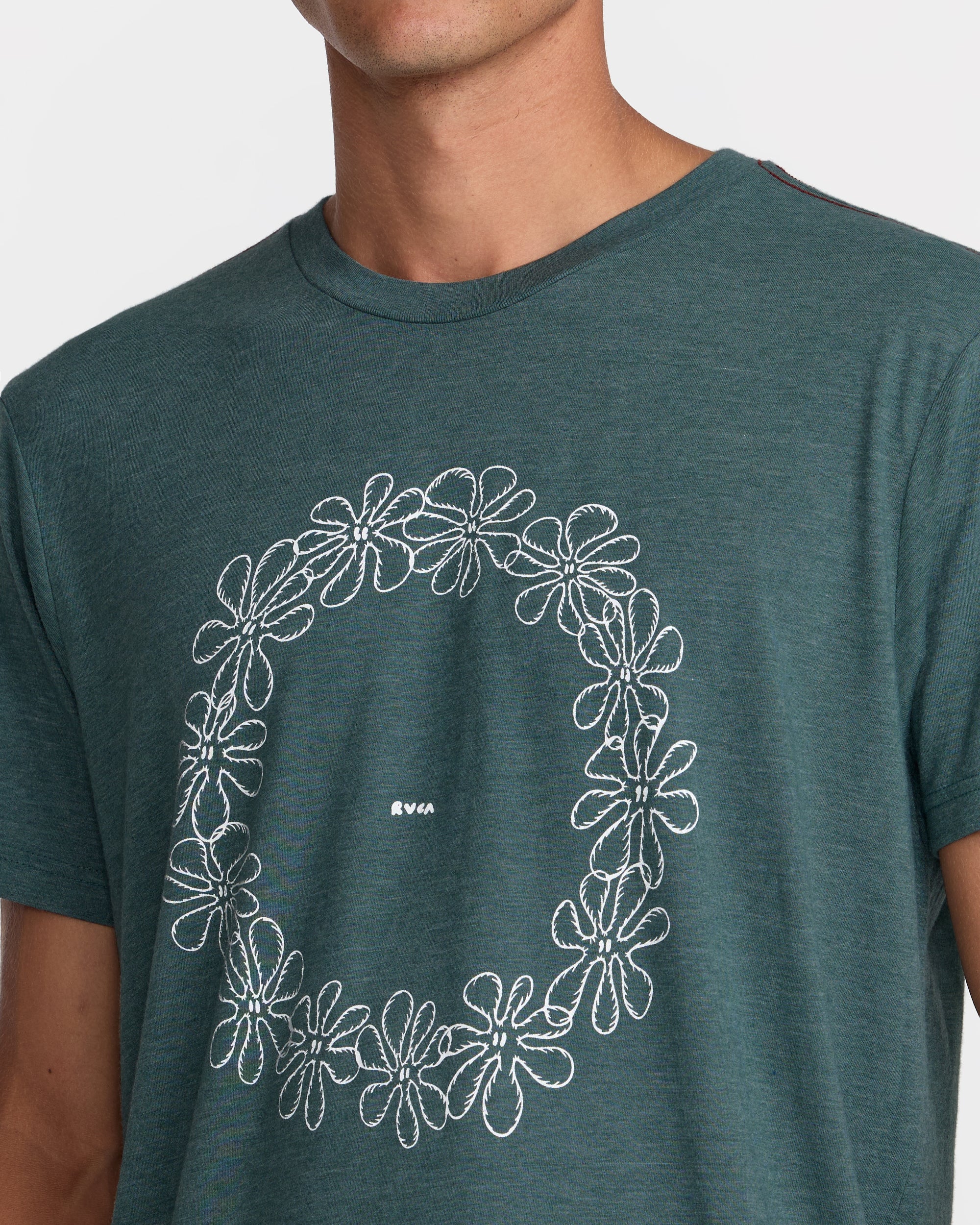 Bryce Lei Short Sleeve Tee - Balsam Green | RVCA discount