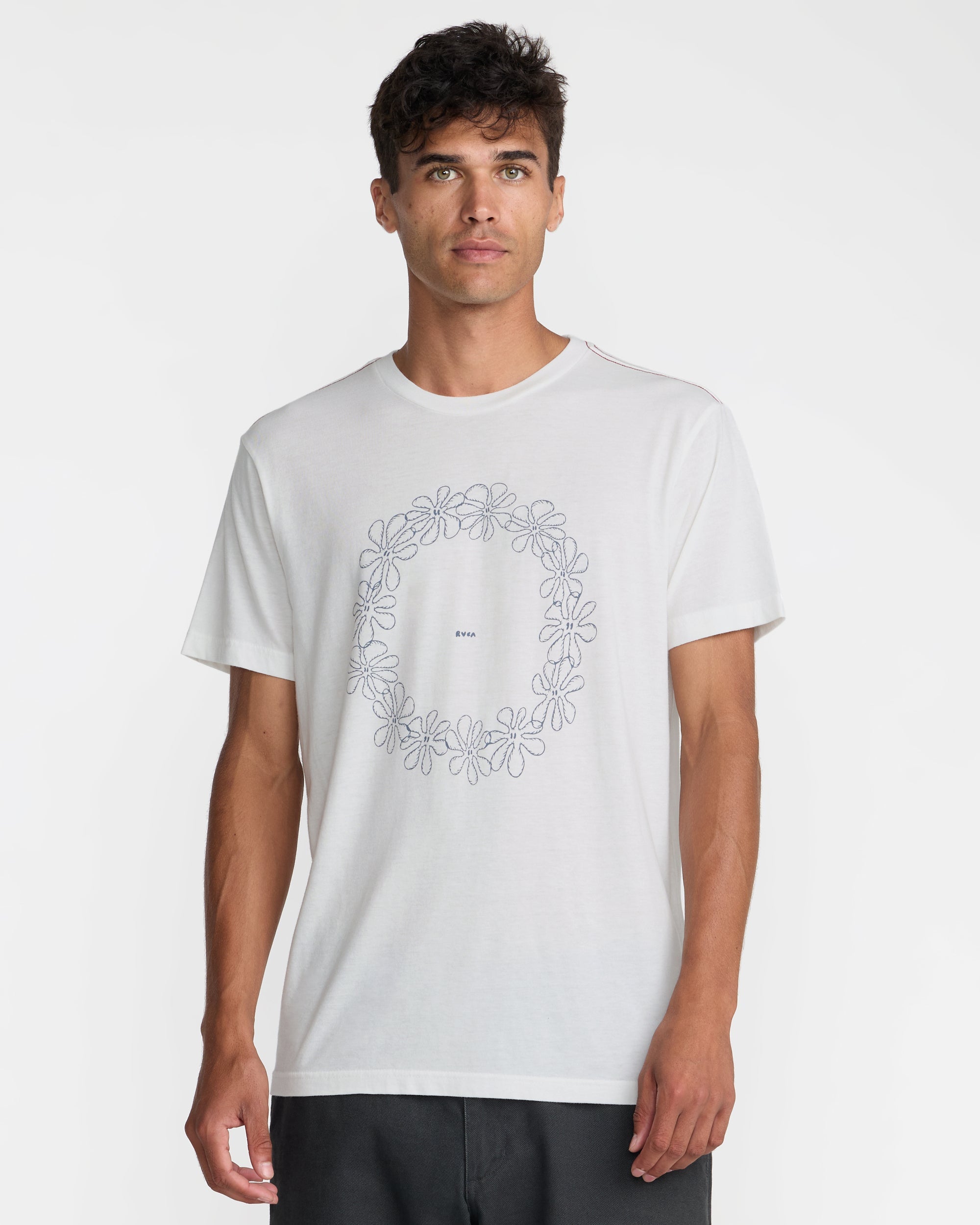 Bryce Lei Short Sleeve Tee - Antique White | RVCA on sale