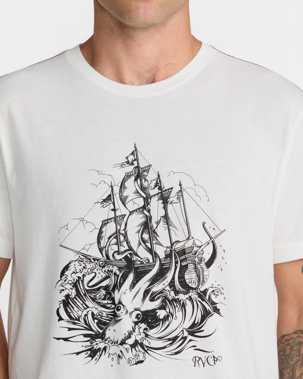 High Seas Short Sleeve Tee - Antique White | RVCA US