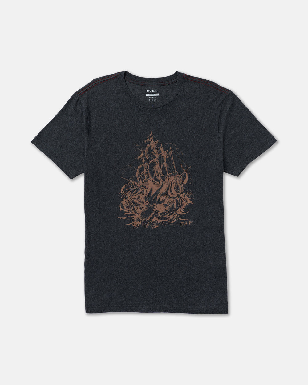 High Seas Short Sleeve Tee - Pirate Black | RVCA online