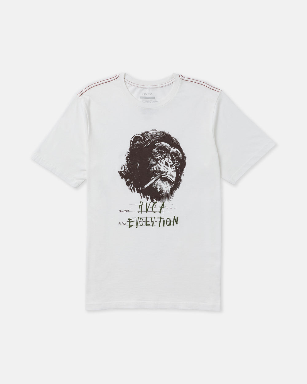 RVCA Evolution Short Sleeve Tee - Antique White | RVCA on sale