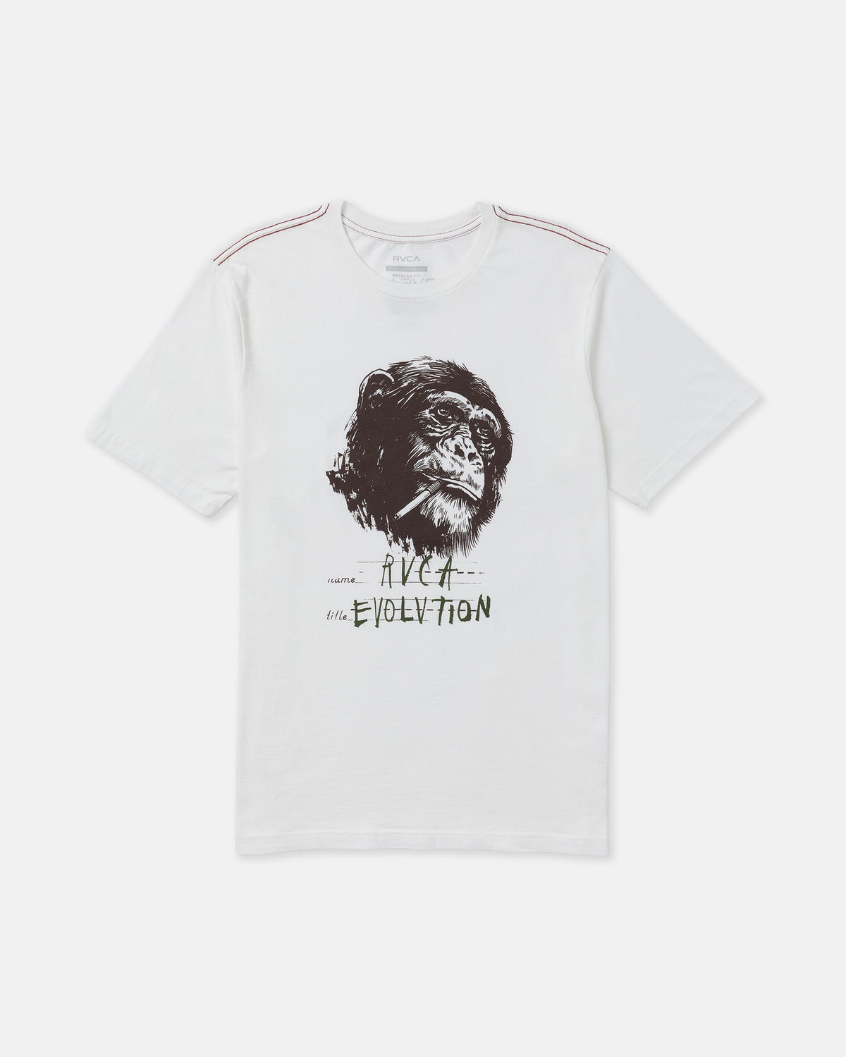 RVCA Evolution Short Sleeve Tee - Antique White | RVCA on sale