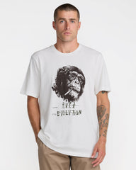 RVCA Evolution Short Sleeve Tee - Antique White | RVCA on sale