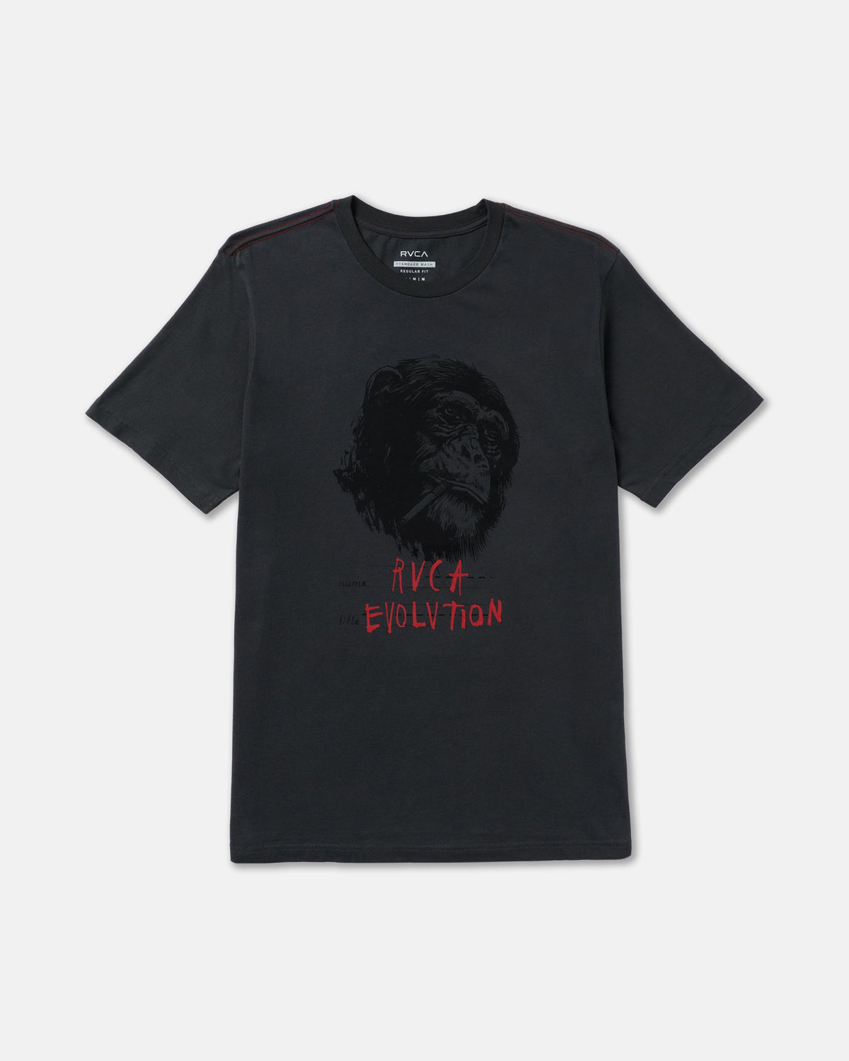 RVCA Evolution Short Sleeve Tee - Pirate Black | RVCA for sale