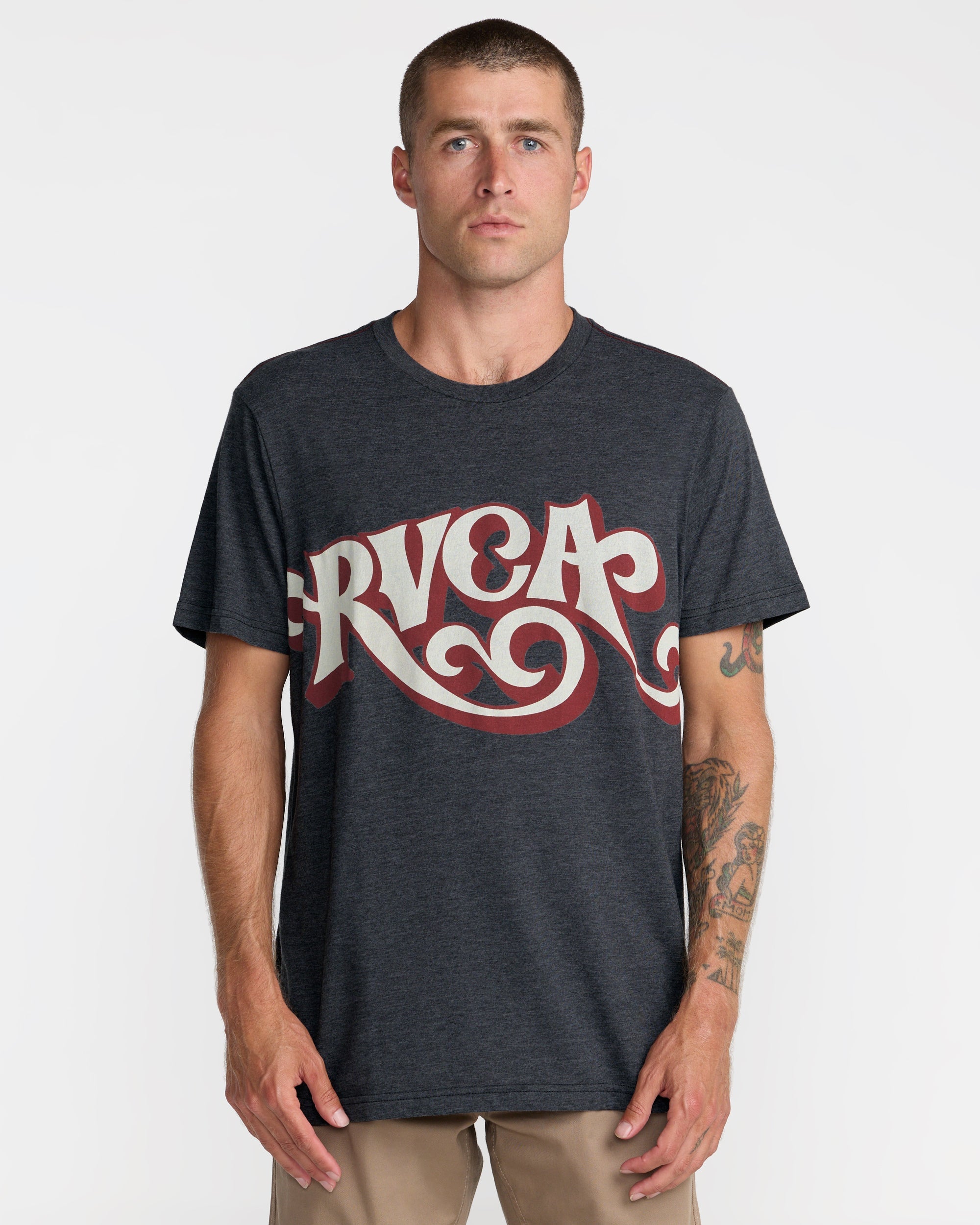 Classic Short Sleeve Tee - Pirate Black | RVCA for sale