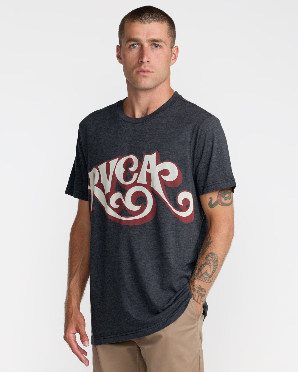 Classic Short Sleeve Tee - Pirate Black | RVCA for sale