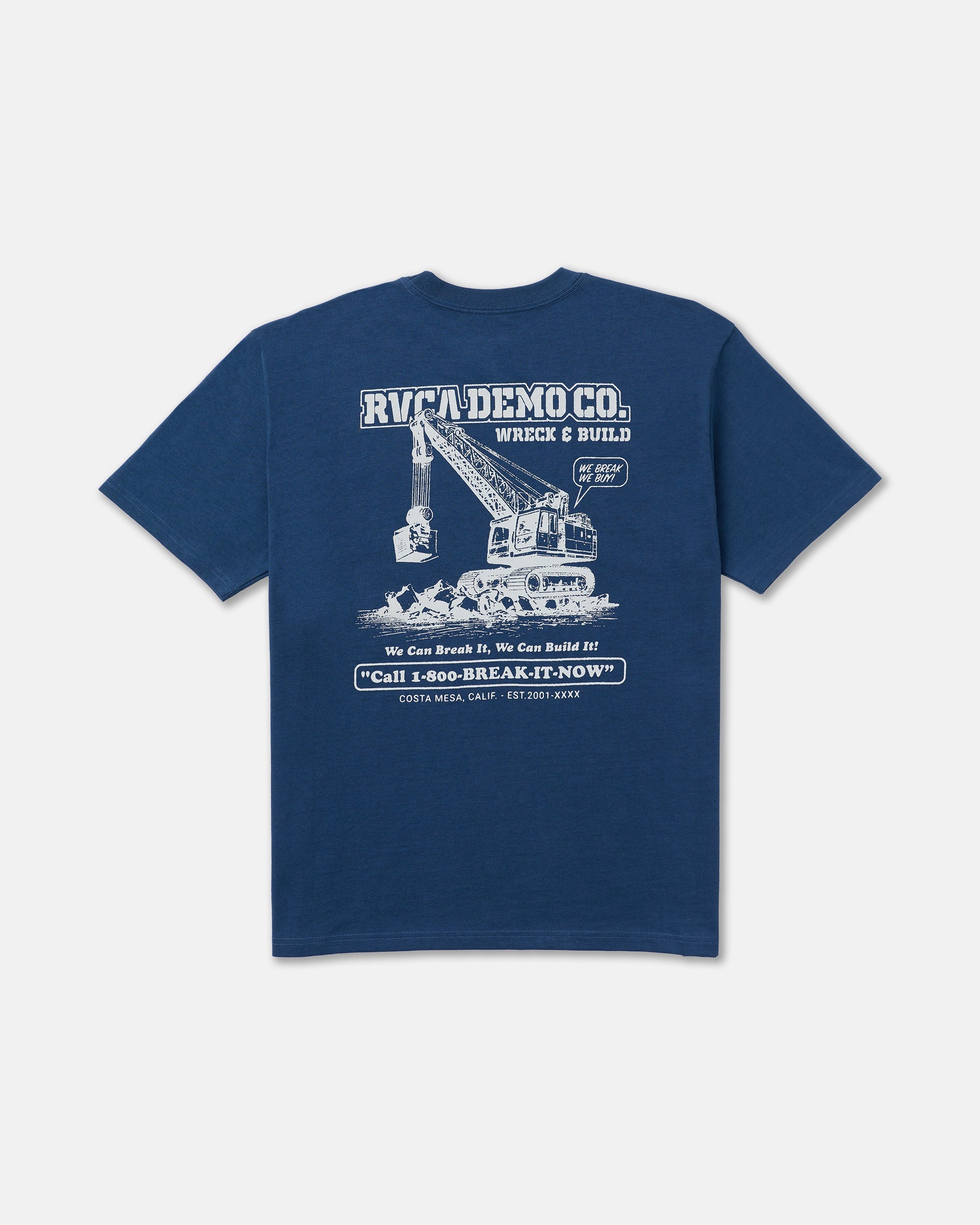 Demo Short Sleeve Tee - Dark Denim | RVCA US
