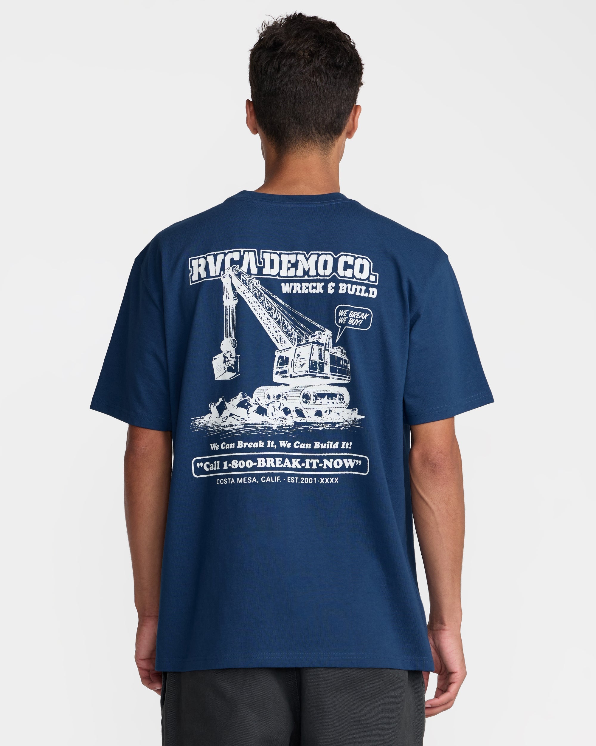 Demo Short Sleeve Tee - Dark Denim | RVCA US