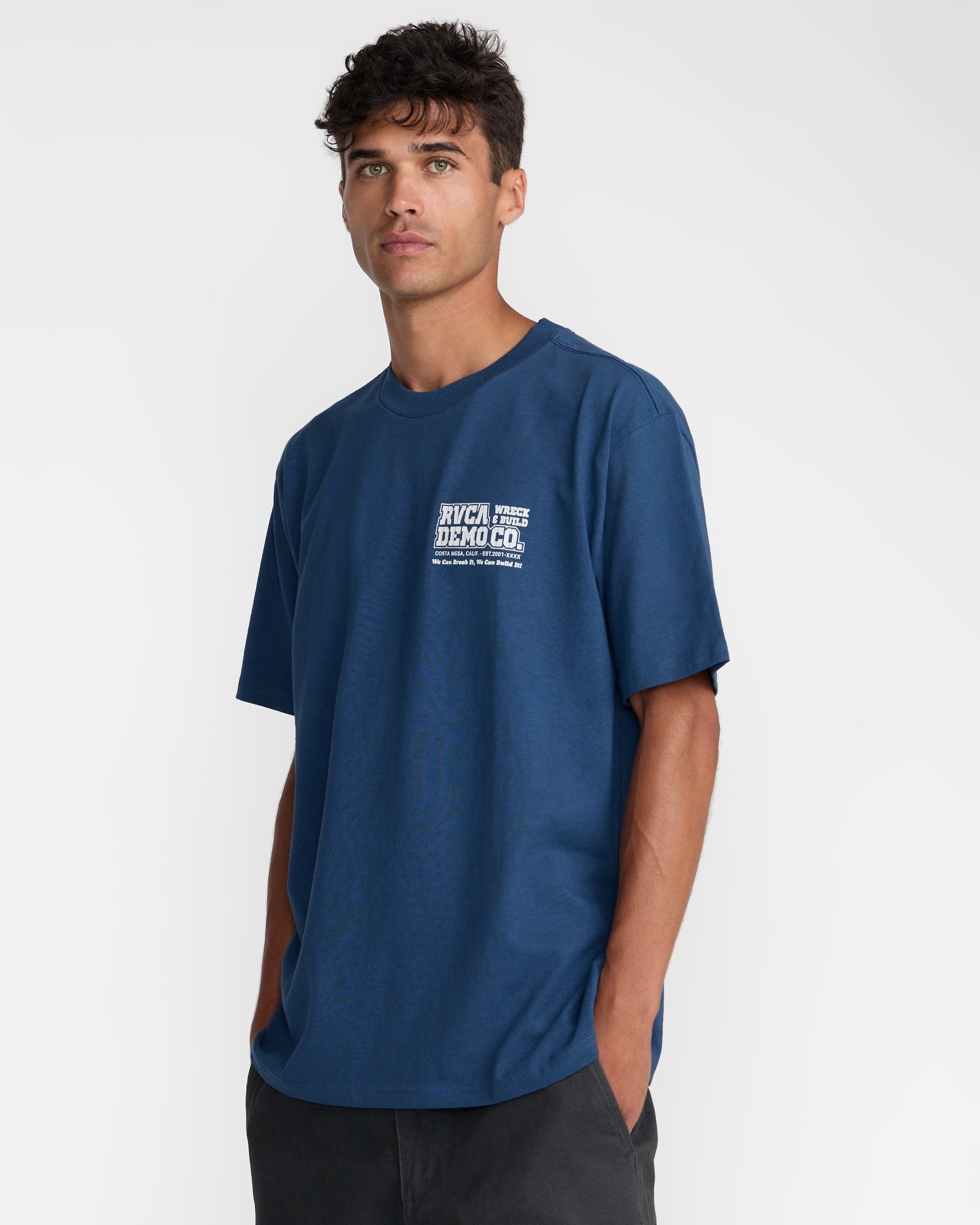 Demo Short Sleeve Tee - Dark Denim | RVCA US