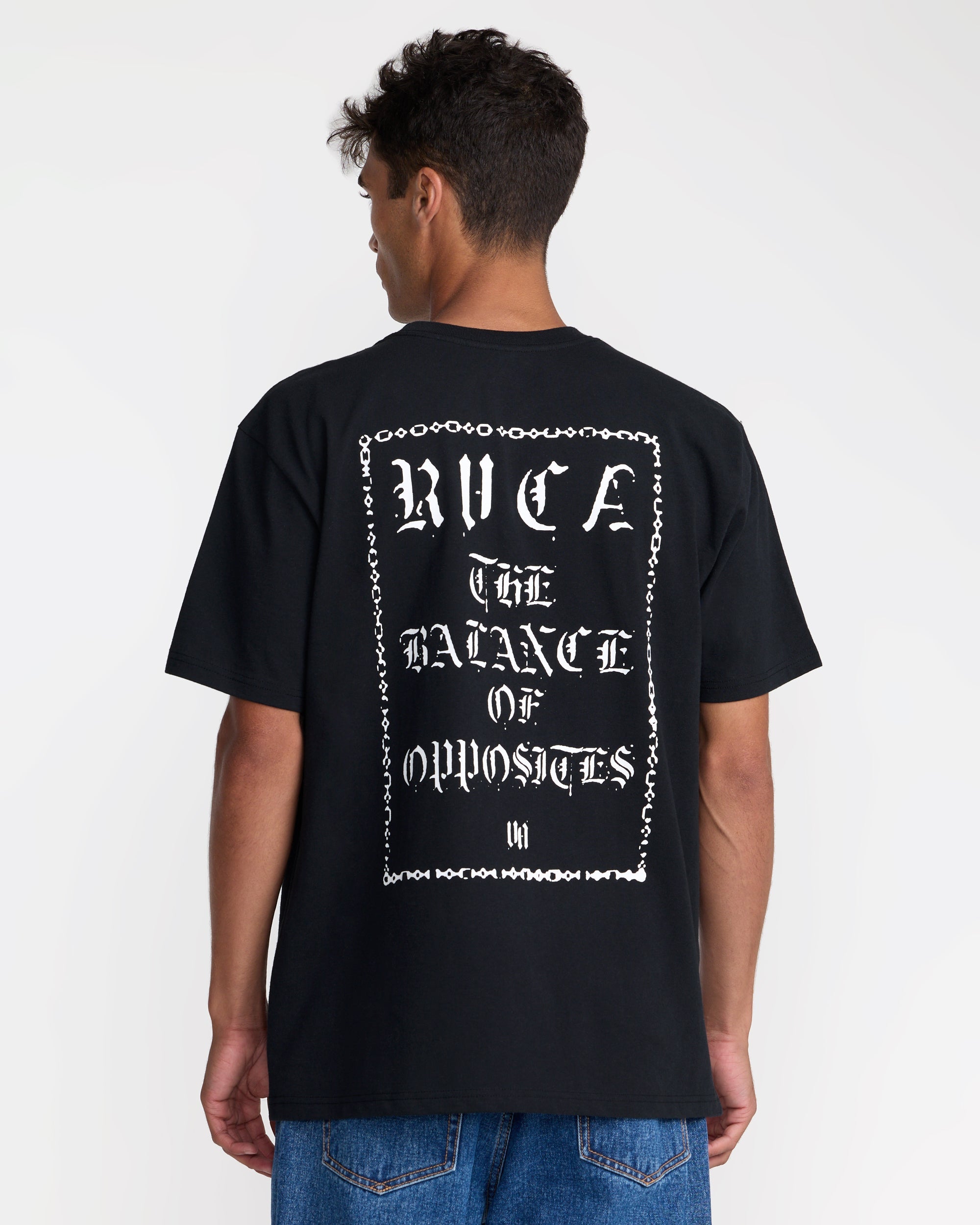 Dark Link Short Sleeve Tee - Black | RVCA outlet
