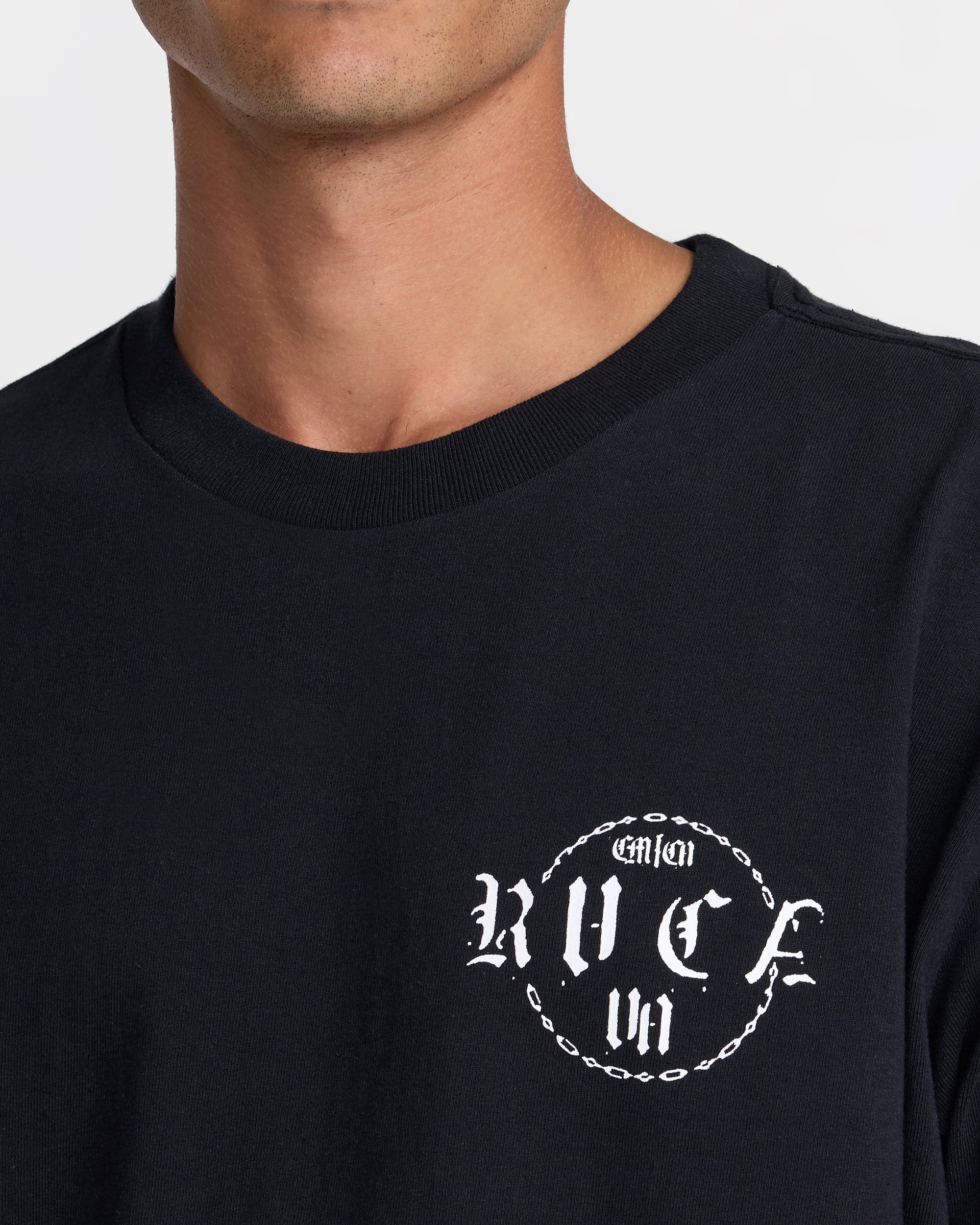 Dark Link Short Sleeve Tee - Black | RVCA outlet