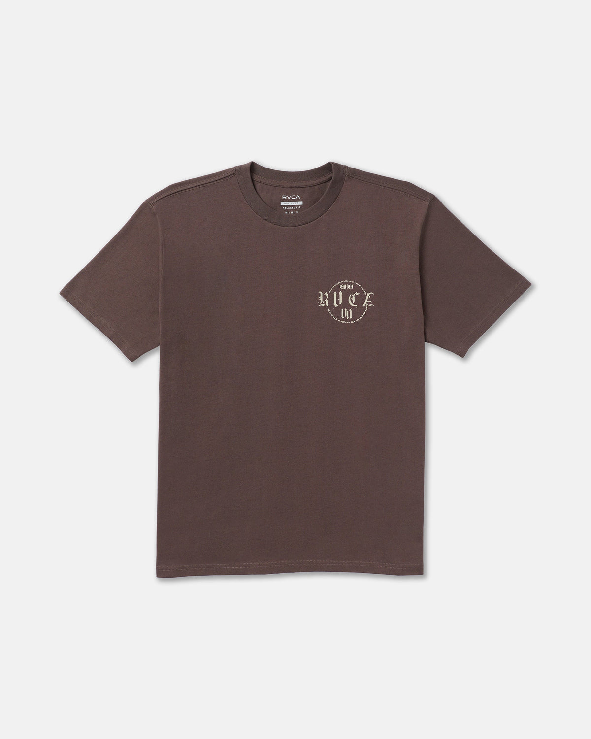 Dark Link Short Sleeve Tee - Mocha | RVCA for sale