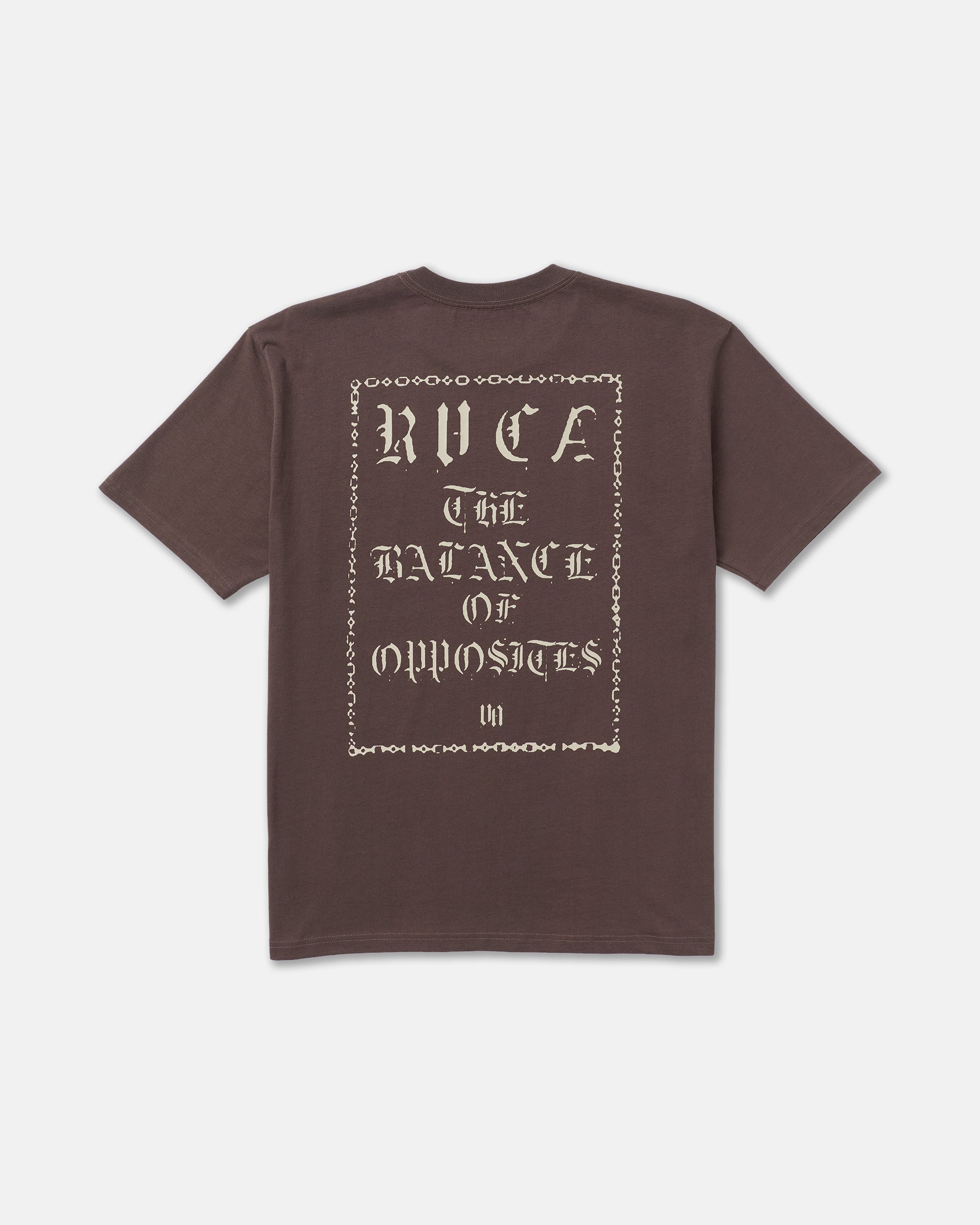 Dark Link Short Sleeve Tee - Mocha | RVCA for sale