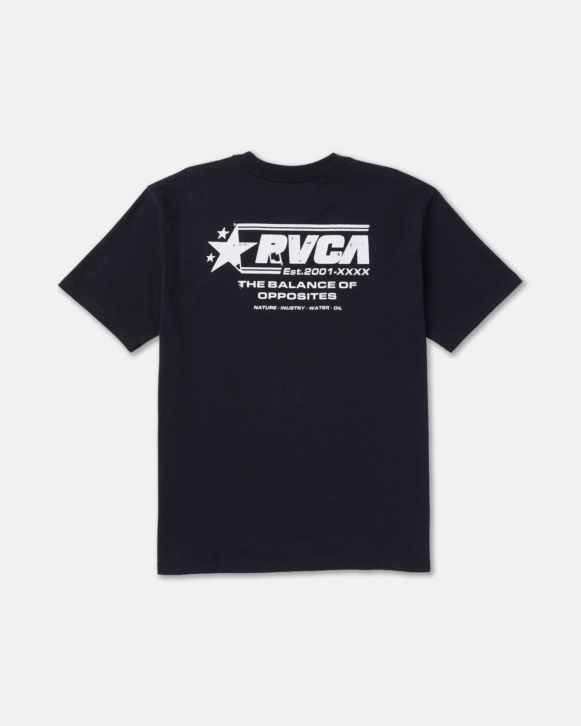 Spangled Short Sleeve Tee - Black | RVCA online
