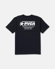 Spangled Short Sleeve Tee - Black | RVCA online