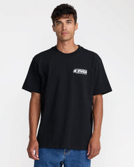 Spangled Short Sleeve Tee - Black | RVCA online