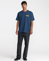Spangled Short Sleeve Tee - Dark Denim | RVCA near me