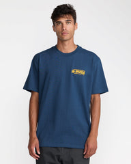 Spangled Short Sleeve Tee - Dark Denim | RVCA near me