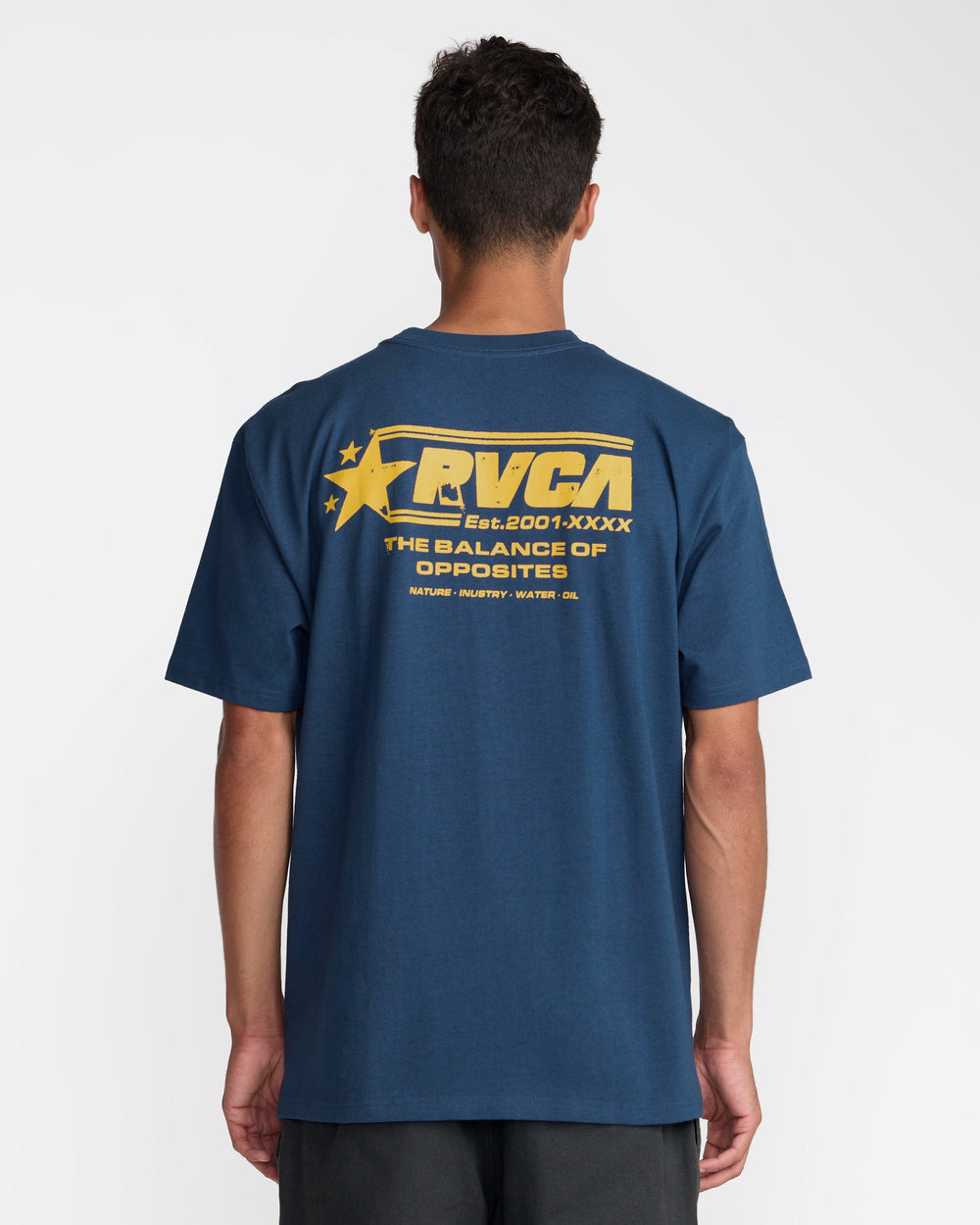 Spangled Short Sleeve Tee - Dark Denim | RVCA near me