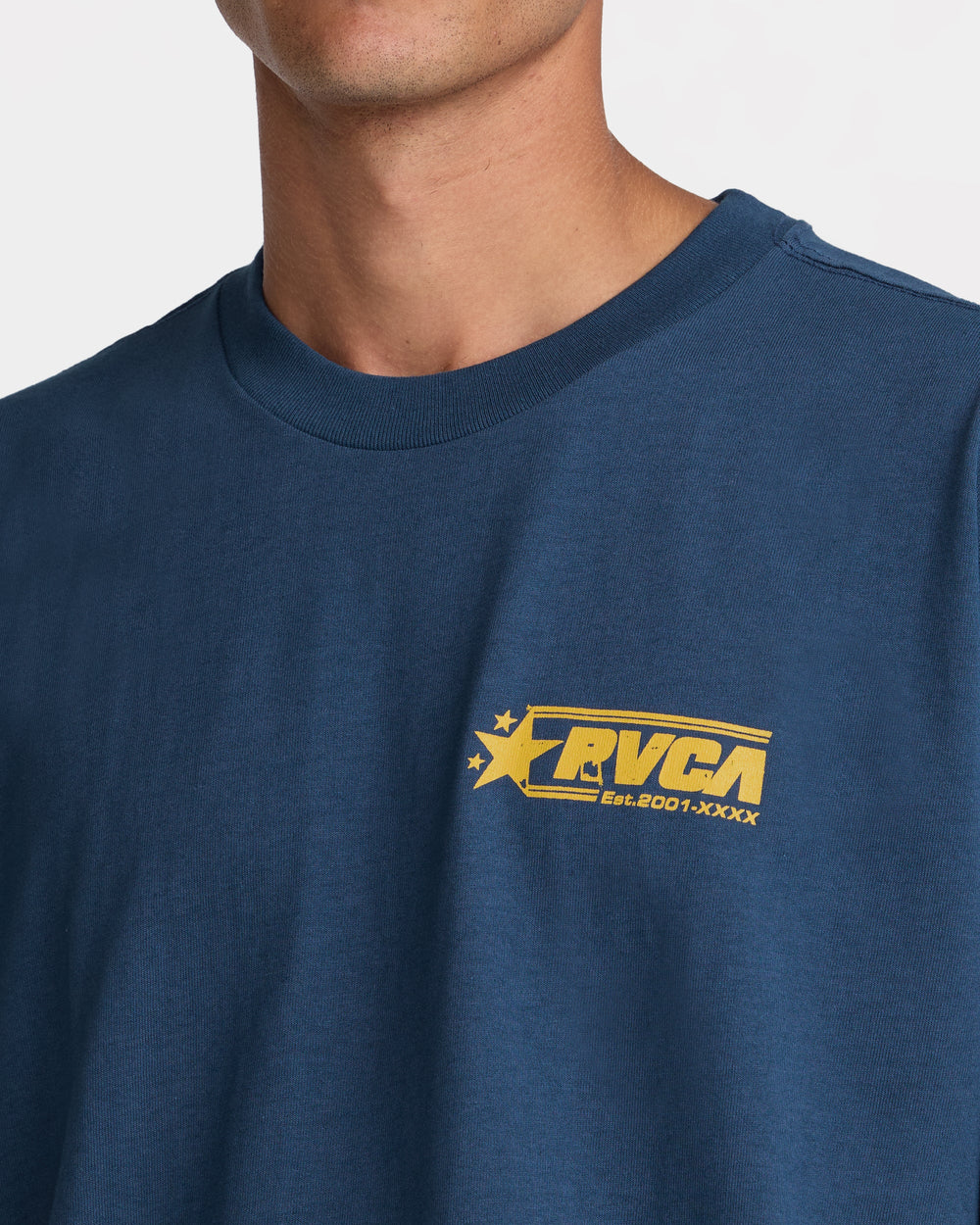 Spangled Short Sleeve Tee - Dark Denim | RVCA near me