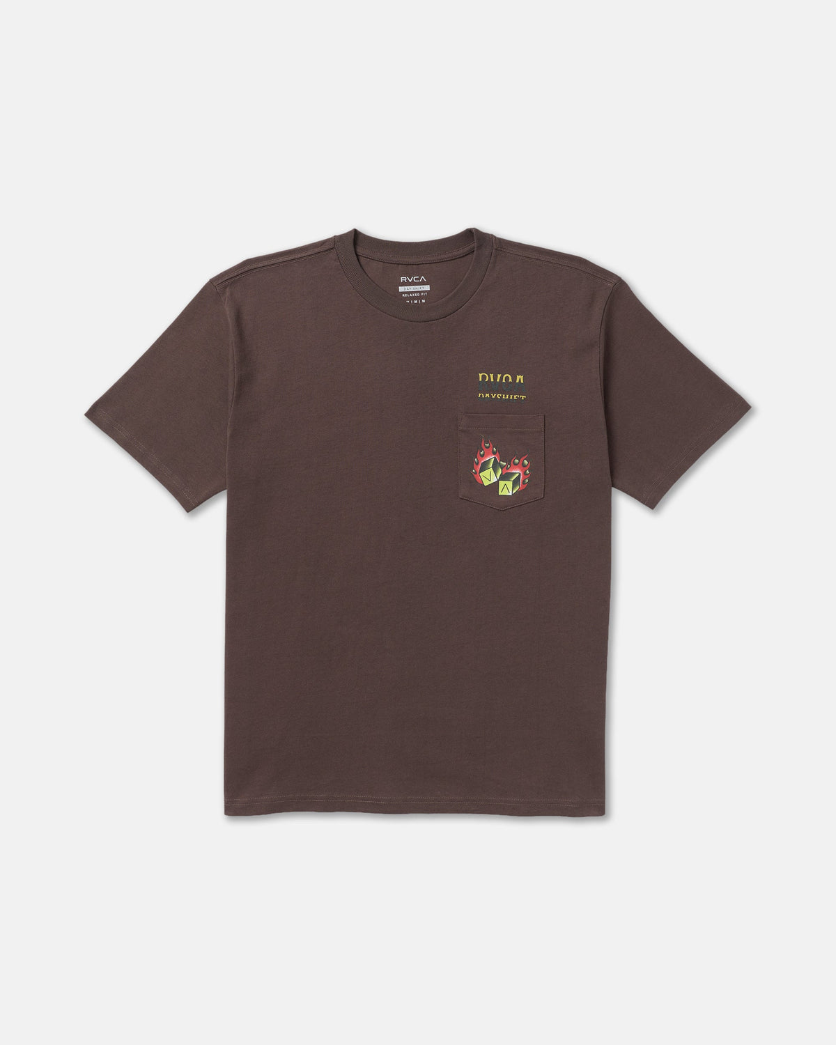 Hot Dice Short Sleeve Pocket Tee - Mocha | RVCA US