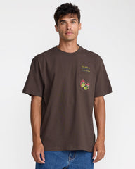 Hot Dice Short Sleeve Pocket Tee - Mocha | RVCA US