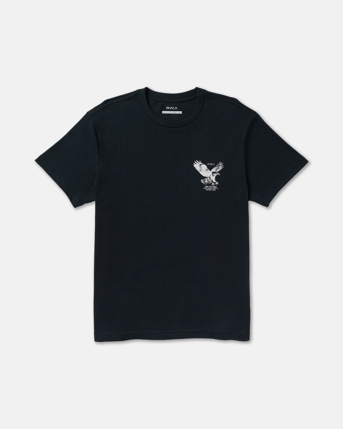 Soaring Short Sleeve Tee - Black | RVCA discount