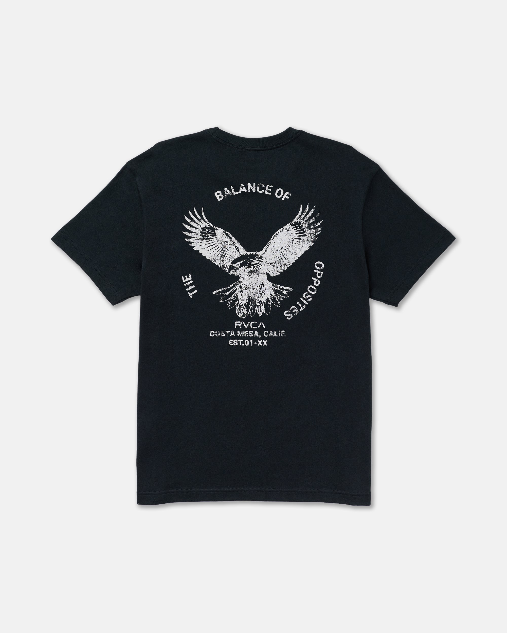 Soaring Short Sleeve Tee - Black | RVCA discount