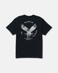 Soaring Short Sleeve Tee - Black | RVCA discount